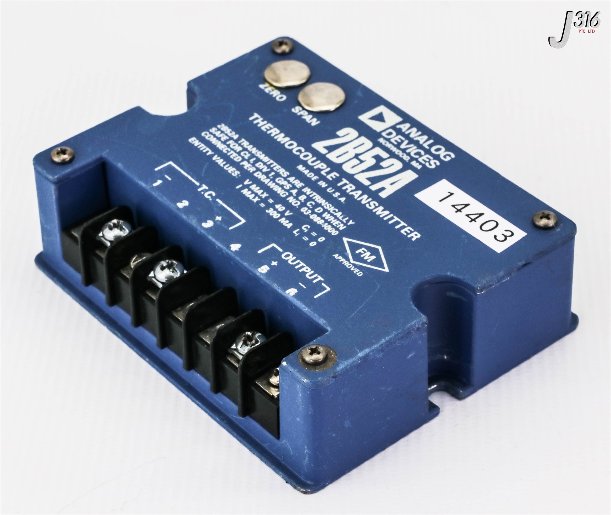 MAX 14403 ANALOG DEVICES THERMOCOUPLE TRANSMITTER 2B52A-1-K-04 | eBay